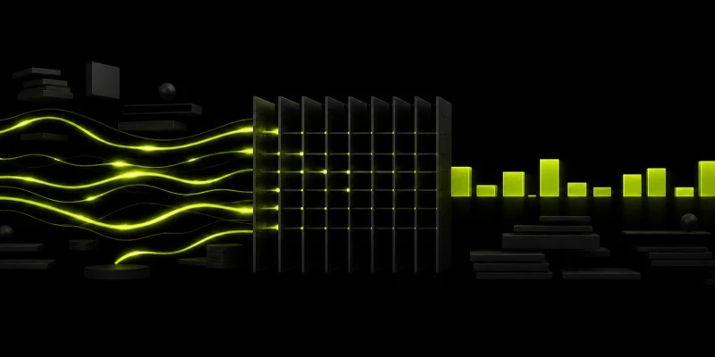 Uneven lime income streams measured through a dark grid into varied monthly cash-flow blocks